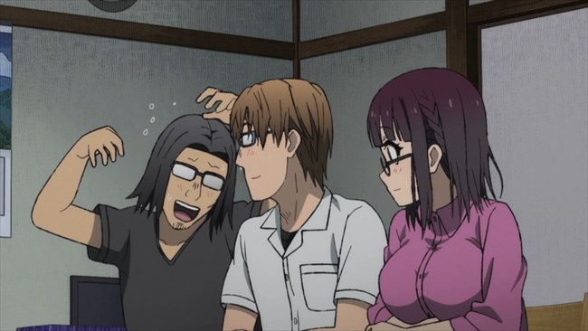 Takafumi, Fujimiya and shy Uncle